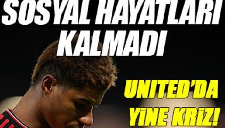 Manchester United'da yeni kriz! Sosyal hayatları kalmadı…