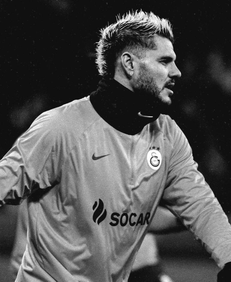Mauro Icardiden Kopenhag - Galatasaray maçı sonrası siyah-beyaz paylaşım...