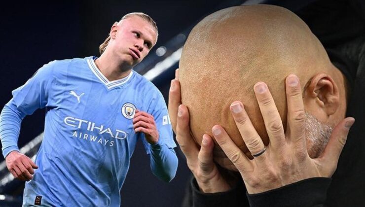 Pep Guardiola'ya şok eden haber Son darbe Haaland’dan
