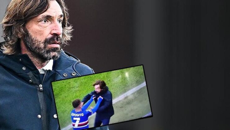 Sampdoria-Lecco maçında dikkat çeken anlar! Pirlo ve Esposito…