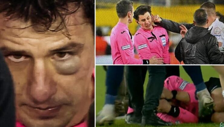 Son Dakika haberi: Hakem Halil Umut Meler'e yumruklu saldırı, elmacık kemiği çatladı! Faruk Koca gözaltına alındı, Ankaragücü'nden açıklama