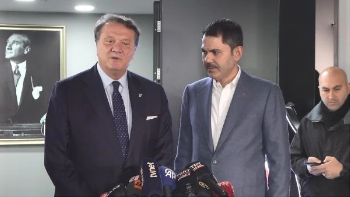 AK Parti İstanbul Büyükşehir Belediye Başkan Adayı Murat Kurum, Beşiktaş Spor Kulübü’nü ziyaret etti