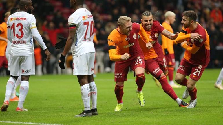 ASLAN ZOR DA OLSA KAZANDI (ÖZET) Galatasaray - Kayserispor maç sonucu: 2-1