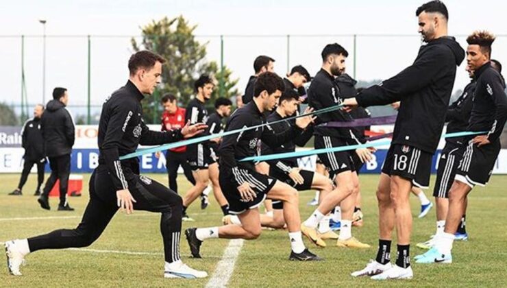 Beşiktaş taktik ve kondisyon çalıştı