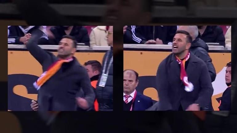 Galatasarayın golü iptal edildi, Okan Buruk çılgına döndü Kart gördü...
