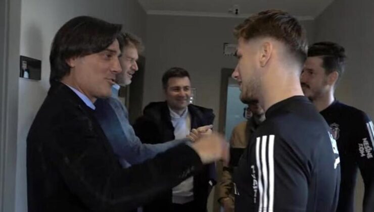 Vincenzo Montella'dan Beşiktaş idmanına ziyaret