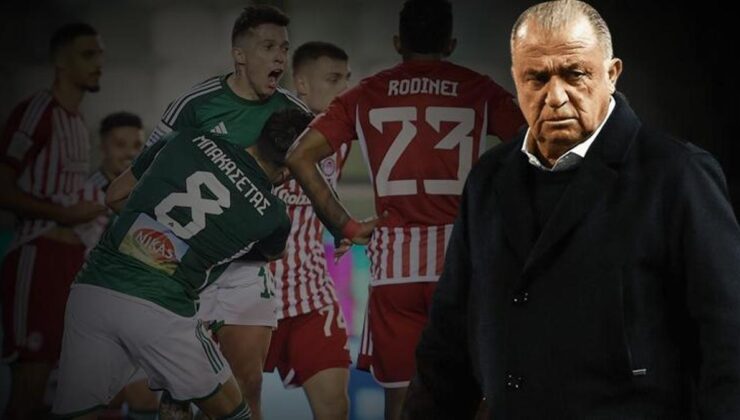 Fatih Terim'li Panathinaikos, Olympiakos'u devirdi! Kritik 3 puan…