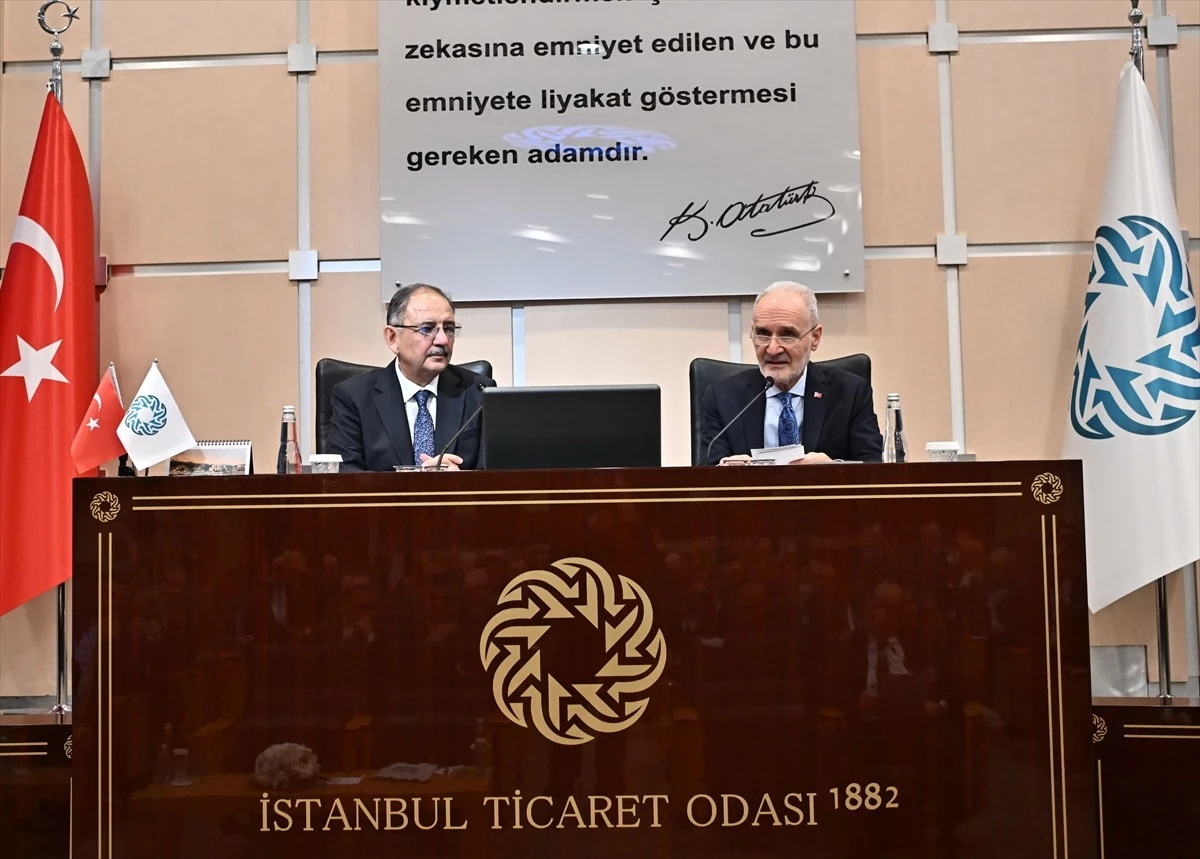 İstanbul Ticaret Odası Başkanı Şekib Avdagiç’ten kentsel dönüşüm önerileri