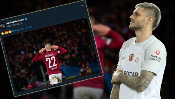 Sparta Prag'dan Mauro Icardi göndermesi! Sosyal medyadan büyük tepki