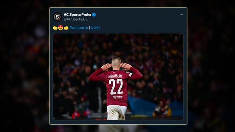 Sparta Pragdan Mauro Icardi göndermesi Sosyal medyadan büyük tepki