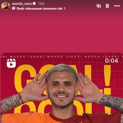 Wanda Naradan Galatasarayın yıldızı Icardi için flaş paylaşım