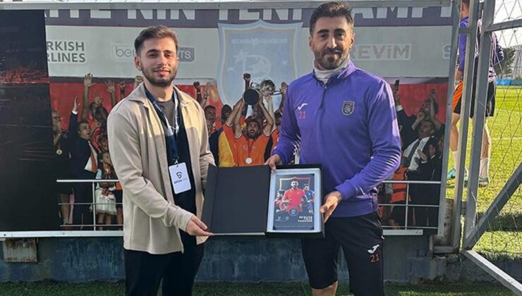 Başakşehir'in yıldızı Mahmut Tekdemir'e sürpriz ödül