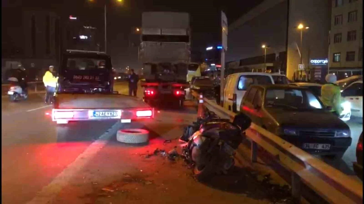 İstanbul’da motosiklet kazası: Sürücü hayatını kaybetti