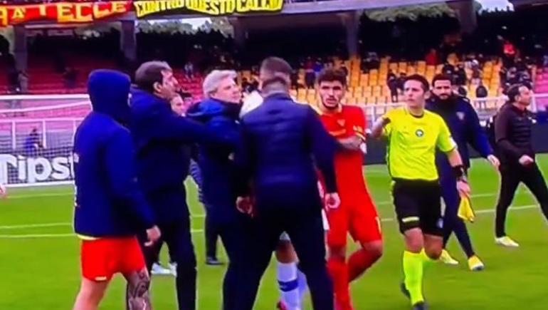 Serie Ada skandal: Teknik adam oyuncuya kafa attı: Görevden alındı
