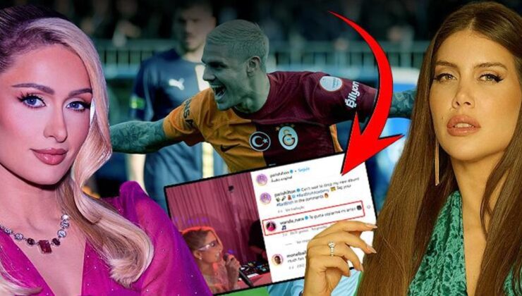 Wanda Nara yine olay yarattı: Bu kez Paris Hilton'a sataştı