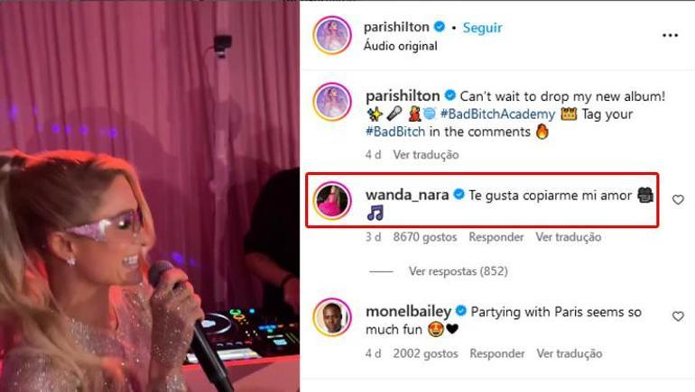 Wanda Nara yine olay yarattı: Bu kez Paris Hiltona sataştı