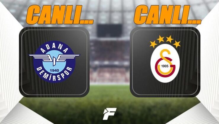 Adana Demirspor – Galatasaray maçı canlı izle | beIN Sports 1 canlı yayın (Adana Demirspor – Galatasaray maçı şifresiz) | Adana Demirspor – Galatasaray maçı şifresiz canlı izle