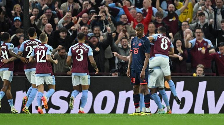 Aston Villa - Lille maç sonucu: 2-1 | Fenerbahçenin muhtemel rakiplerinin eşleşmesinde ilk maç Aston Villanın