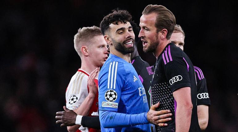 Aziz Yıldırım, Arsenal - Bayern Münih maçını tribünden takip etti