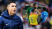 Cristiano Ronaldo sinirlerine hakim olamadı! Hakeme yumruk...
