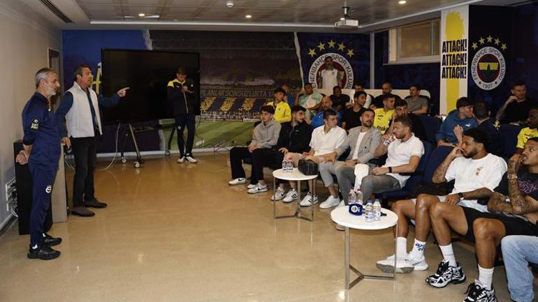 Fenerbahçe Başkanı Ali Koç, futbolcularla görüştü Fikirlerini açıkladılar