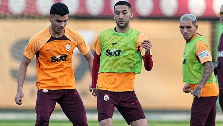 Galatasaray, Süper Kupa maçının hazırlıklarını sürdürdü