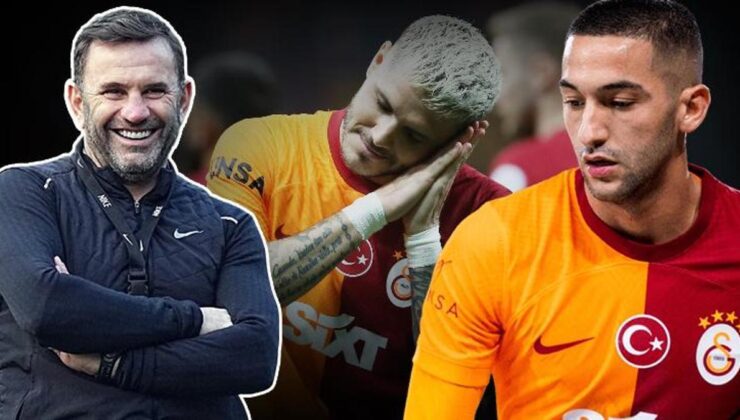 Galatasaray'da Okan Buruk'tan sürpriz Hakim Ziyech kararı! Icardi şampiyonluk havasına girdi