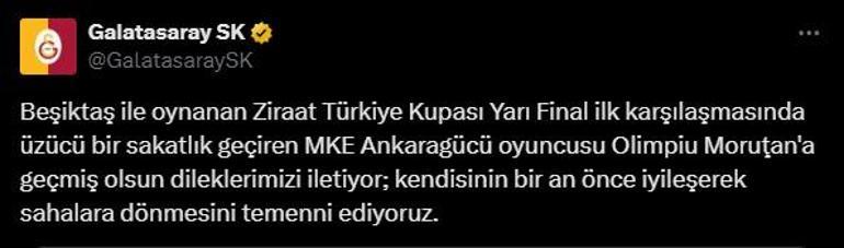 Galatasaraydan Olimpiu Morutan paylaşımı: Sürpriz detay dikkatlerden kaçmadı