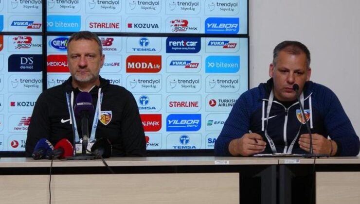 Kayserispor Teknik Sorumlusu Hari Vukas: Epey zorlandık ve acı çektik