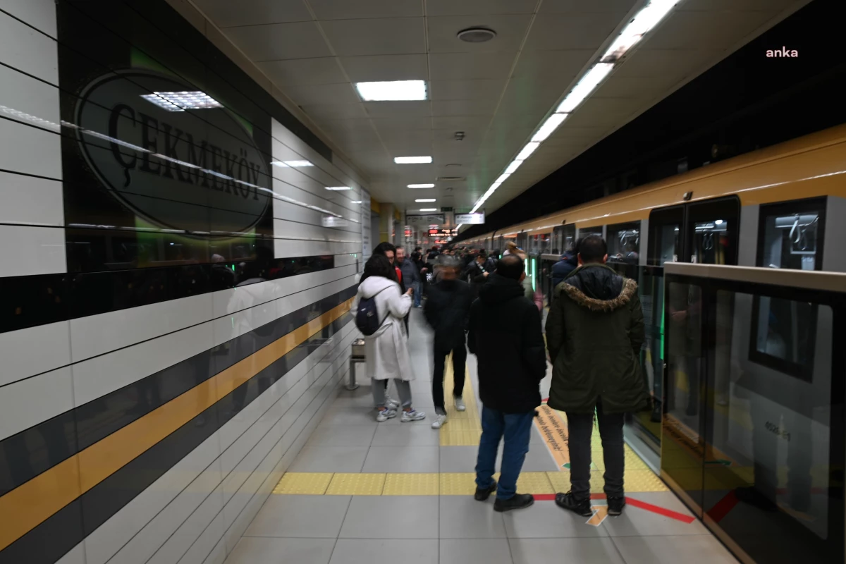 M5 Üsküdar-Samandıra Metro Hattında Seferler Normale Döndü