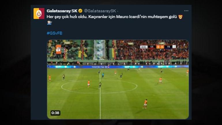 Süper Kupada Fenerbahçenin sahadan çekilmesi sonrası paylaşımlar art arda Soyal medyadan dikkat çeken göndermeler