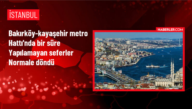 Bakırköy-Kayaşehir Metro Hattı’nda Teknik Arıza Sonrası Seferler Normale Döndü