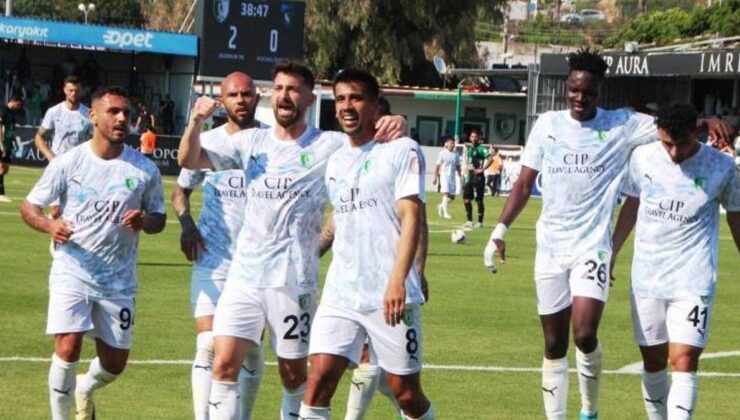 Bodrum FK 3 puanı 3 golle aldı!