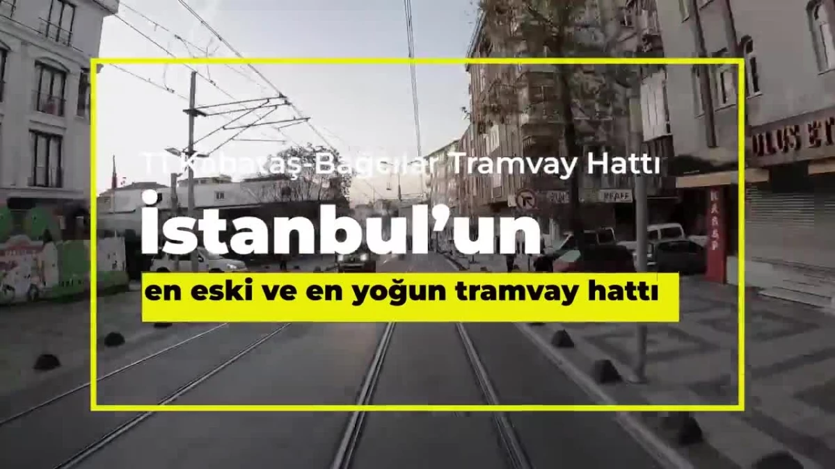 İstanbul’un en eski tramvay hattında yenileme çalışmaları devam ediyor