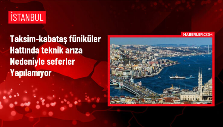 Taksim-Kabataş Füniküler Hattında Teknik Arıza