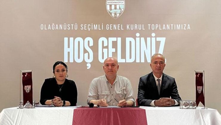 Bandırmaspor'un yeni başkanı Serdar Kuter oldu