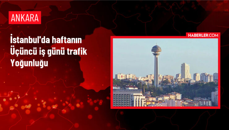İstanbul’da haftanın üçüncü iş günü trafik yoğunluğu yaşanıyor