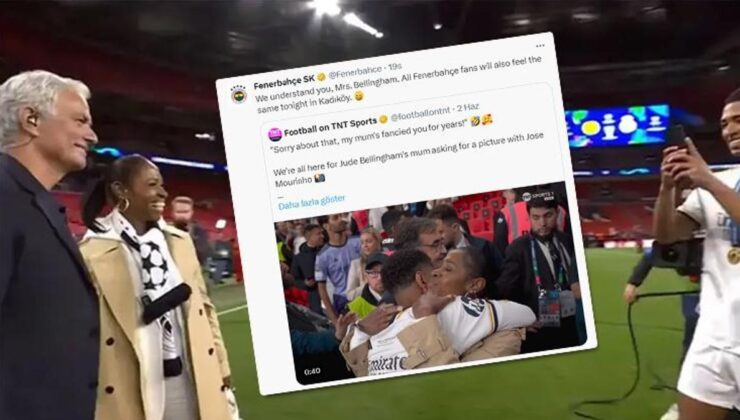 Real Madrid'in yıldızı Bellingham'dan Fenerbahçe'ye beğeni!