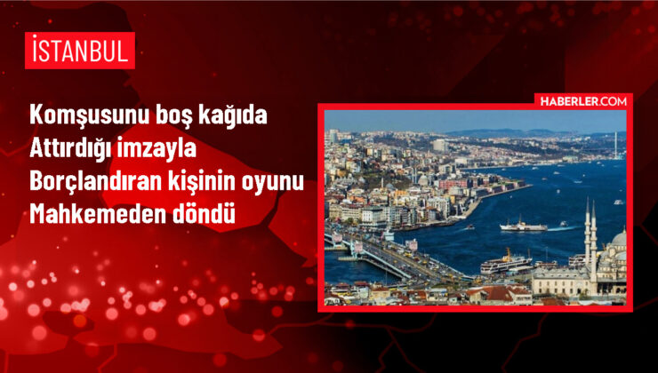 Yaşlı komşusuna sahte bono imzalatan kişinin savunması reddedildi