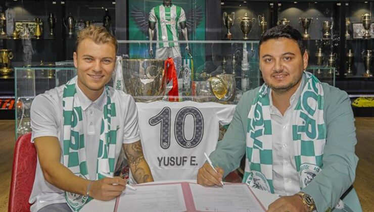 Yusuf Erdoğan'dan Konyaspor'a 2 yıllık imza