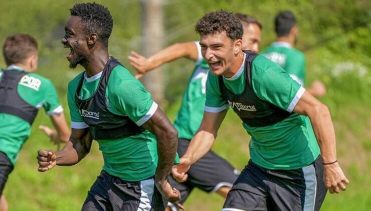 Konyaspor’da yeni transferler antrenmanda