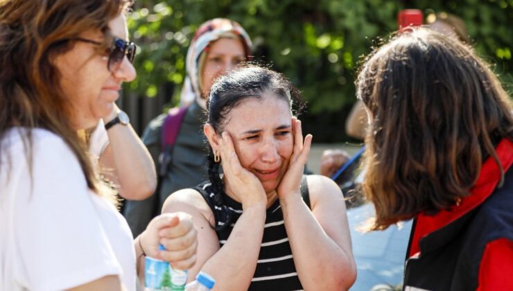 Antalya’da deprem tatbikatı sırasında gözyaşları sel oldu