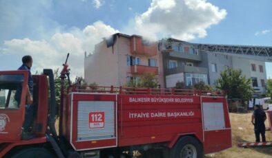 Balıkesir’de korkutan yangın