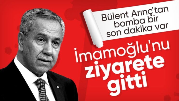 Bülent Arınç, İBB Başkanı Ekrem İmamoğlu’nu ziyaret etti