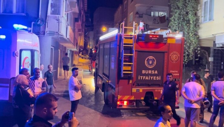 Bursa’da benzin bidonu bomba gibi patladı, mahalle ayağa kalktı