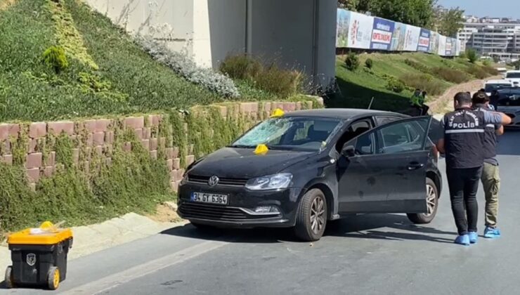 Esenler’de denetim yapan polislere otomobil çarptı