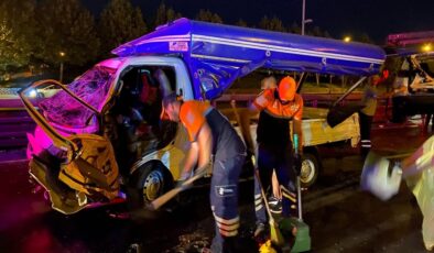 İstanbul’da polis kovalamacası kazayla bitti: 5 yaralı