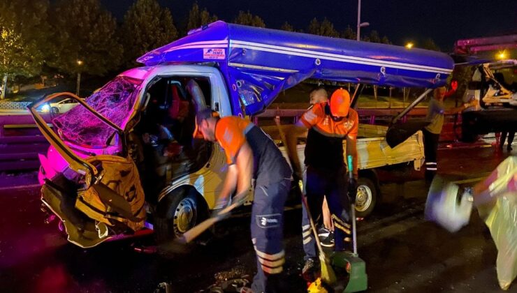 İstanbul’da polis kovalamacası kazayla bitti: 5 yaralı