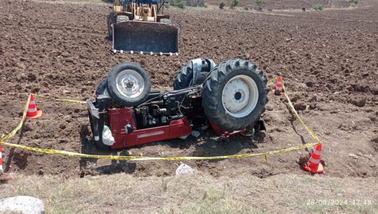 Kahramanmaraş’ta devrilen traktörün sürücüsü öldü