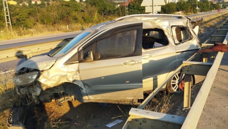 Karabük’te bariyerlere çarpan araç su kanalına düştü: 1 ölü